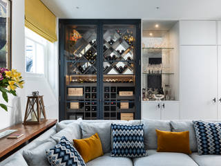 Bespoke Wine Cabinet EMR Architecture Cavas eclécticas wine cellar, wine cabinet, bespoke joinery, interior design