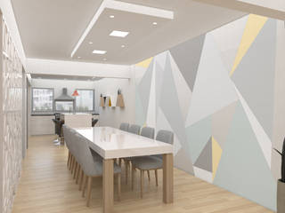 Reforma Calle Cuatro, IMAGENES MR IMAGENES MR Modern dining room