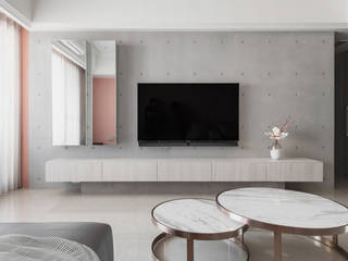 湖心泊, 夏木鉑空間設計SHAMUBOO 夏木鉑空間設計SHAMUBOO Modern living room