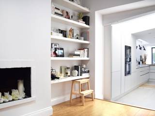 Home Extension in North London, The White Interior Design Studio The White Interior Design Studio Living room