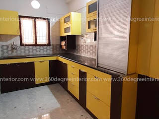 Modern Islamic Interior Design at Chennai, concept Interior by 360 degree Interior team, 360 Degree Interior 360 Degree Interior Kitchen units Plywood