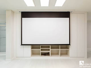 목동 노블레스 아파트 25py, 곤디자인 (GON Design) 곤디자인 (GON Design) Salas de estar modernas