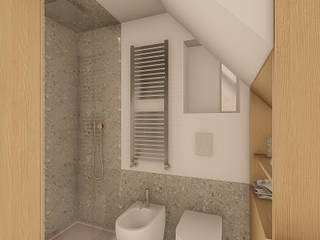 Ristrutturazione CASA L a Cefalù, ALESSIO LO BELLO ARCHITETTO a Palermo ALESSIO LO BELLO ARCHITETTO a Palermo Modern bathroom