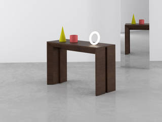 Dimero Consolle | Consolle Allungabile | Extensible Console, Piemy Piemy Modern dining room Wood Wood effect