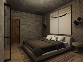 ALDEA KIIN, Grupo ARK Grupo ARK Modern style bedroom Reinforced concrete