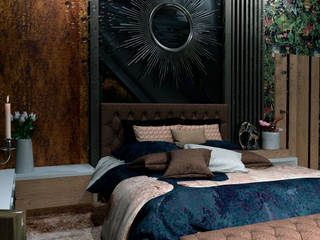SYPIALNIA Glamour , NOUVELLE NOUVELLE Modern style bedroom