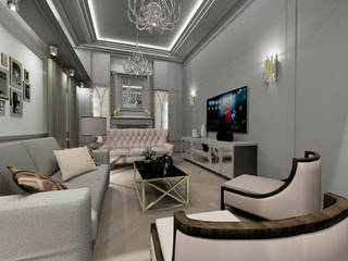 GLAMOUR, NOUVELLE NOUVELLE Modern living room