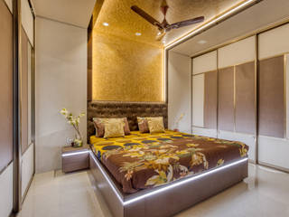 KLP Abhinandan apartments, Chennai, HomeLane.com HomeLane.com Small bedroom