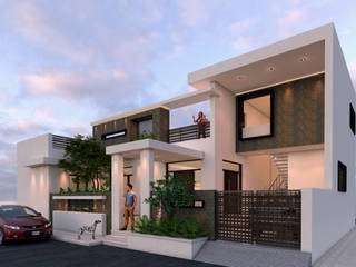 Rahul's Residence, Ravi Prakash Architect Ravi Prakash Architect Single family home Reinforced concrete