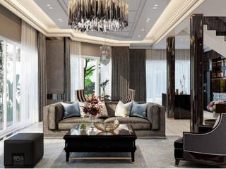 BIỆT THỰ PARK RIVERSIDE – QUẬN 9 – THÀNH PHỐ HỒ CHÍ MINH, Neo Classic Interior Design Neo Classic Interior Design Classic style living room