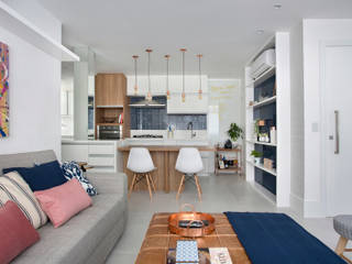 Apartamento Leblon (ER), Claudia Infante Design Claudia Infante Design 小廚房