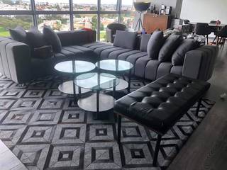 Salas fabricadas a medida, Eika Design Eika Design Modern living room Textile Amber/Gold