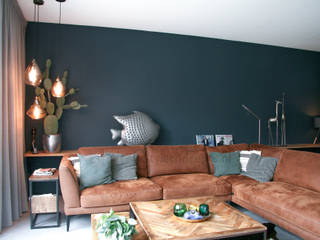 Nieuwbouw huis, C-Style Concepts C-Style Concepts Industrial style living room