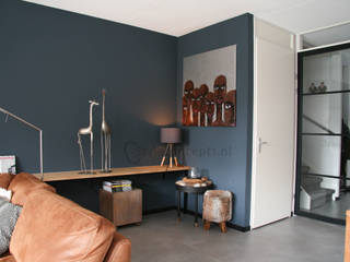 Nieuwbouw huis, C-Style Concepts C-Style Concepts Industrial style living room