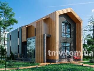 Индивидуальный проект дома в стиле хай-тек 300 м2, TMV Homes TMV Homes