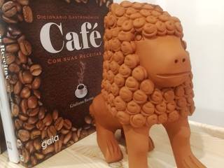 Escultura Leões em Cerâmica Shodó Arts & Crafts ArteEsculturas