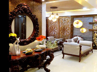 Hyderabad, The BOTANIKA, FORMATIONS interior FORMATIONS interior غرفة المعيشة