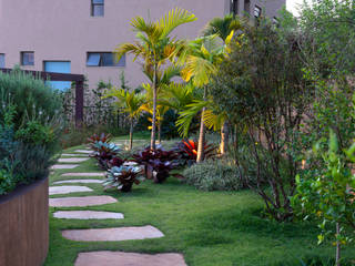 Residência em Nova Lima - MG, CP Paisagismo CP Paisagismo Egzotyczny ogród
