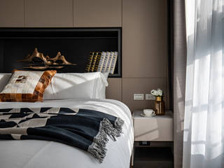 Completeness - Condominium interior design, 勻境設計 Unispace Designs 勻境設計 Unispace Designs Bedroom