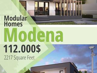 Modena Project - Modular Homes, Modular Homes: modern by Modular Homes, Modern