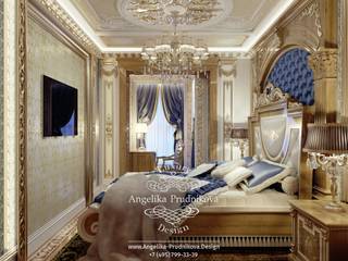 Дизайн-проект интерьера мужской спальни в стиле барокко, Дизайн-студия элитных интерьеров Анжелики Прудниковой Дизайн-студия элитных интерьеров Анжелики Прудниковой Bedroom