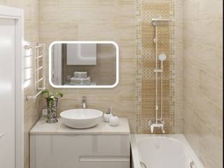 Ванильная ванная, Anikina_des_studio Anikina_des_studio Bathroom