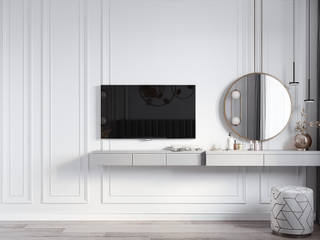 Квартира в стиле современная классика, Perfect Line Perfect Line Kleine slaapkamer