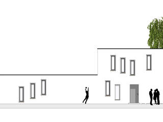 Neubau flexibles Wohnhaus mit bis zu 3 Wohnungen, NEURAUM Architekten NEURAUM Architekten Apartman
