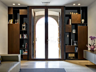 A new living, emmeti interior srl emmeti interior srl Eclectic style corridor, hallway & stairs