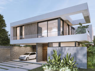 CASA S - Lomas de City Bell, A'PRIMA - Arquitectura Sustentable A'PRIMA - Arquitectura Sustentable منزل سلبي
