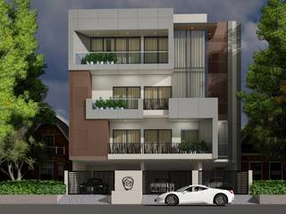 Various Size Residences Designed by Dream Space in Gurgaon, Dream Space Architects and Interior Designers Dream Space Architects and Interior Designers Nhà