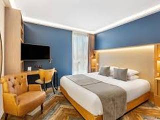 HOTEL COMPIEGNE, LINHA RECTA LINHA RECTA Phòng ngủ: thiết kế nội thất · bố trí · ảnh