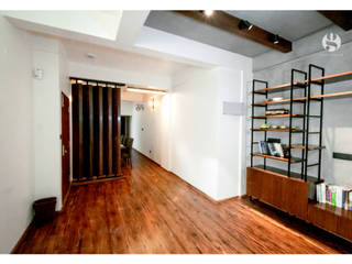 Duplex Interior , Bengaluru, Grid Property Developers Grid Property Developers Salas de estar modernas