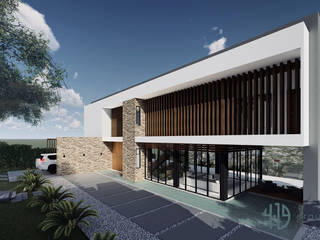 Diseño Arquitectónico - Finca Campestre , 4.19Arquitectos 4.19Arquitectos Дома в стиле модерн