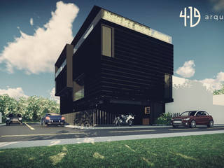 Diseño Arquitectónico - Gym Crossfit , 4.19Arquitectos 4.19Arquitectos Modern houses