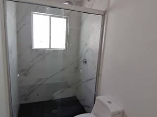 Obra de villas Concorde, Mármoles Aguilar Mármoles Aguilar Modern bathroom سرامک