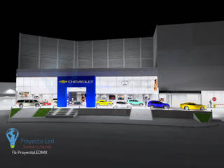 Proyecto Iluminacion Chevrolet, PROYECTO LED PROYECTO LED Commercial spaces