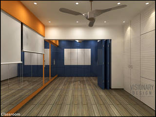 Classroom & Bathroom, VISIONARY DESIGN VISIONARY DESIGN Commercial spaces