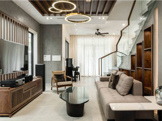 BIỆT THỰ VINHOMES THĂNG LONG, Neo Classic Interior Design Neo Classic Interior Design Salones de estilo clásico