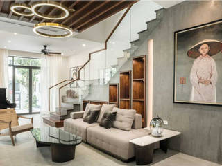 BIỆT THỰ VINHOMES THĂNG LONG, Neo Classic Interior Design Neo Classic Interior Design Salones de estilo clásico