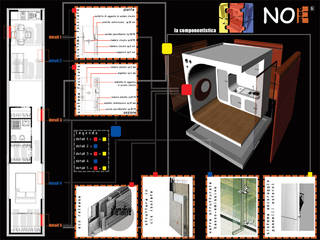 Modulo prefabbricato residenziale, The Green H LLP The Green H LLP 現代廚房設計點子、靈感&圖片