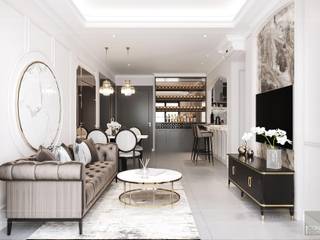 FELIZ EN VISTA, Thiết kế nội thất ICONINTERIOR Thiết kế nội thất ICONINTERIOR Modern living room