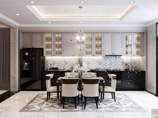 LAVILLA NEOCLASSICAL STYLE, Thiết kế nội thất ICONINTERIOR Thiết kế nội thất ICONINTERIOR Classic style dining room