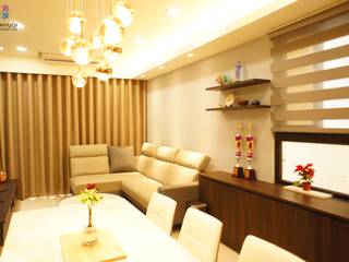 日月光Ｘ精品飯店宅, 玄御奇系統傢俱 玄御奇系統傢俱 Modern living room