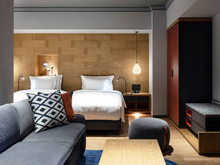 SELECT ROOM -スイスホテル南海大阪- , 株式会社DESIGN STUDIO CROW 株式会社DESIGN STUDIO CROW Hotels Wood Wood effect