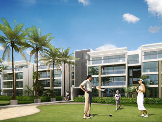 Condominio Barceloneta, www.mwarq.com www.mwarq.com Vườn phong cách hiện đại