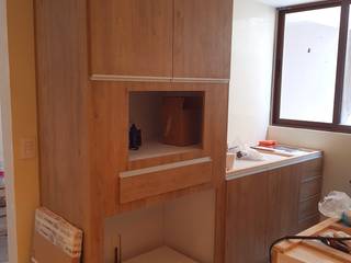 Remodelación Casa Altamirano, Amétrico Estudio Amétrico Estudio 小さなキッチン