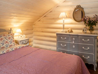 Дом в стиле прованс, Прямой Угол Прямой Угол Country style bedroom