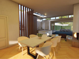 Herenhuis Baronielaan Breda, NINE Living Concepts NINE Living Concepts Modern dining room