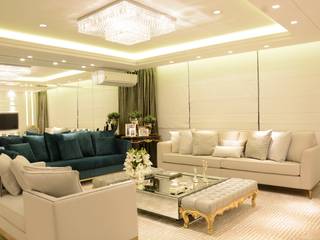 Living luxuoso, marli lima designer de interiores marli lima designer de interiores غرفة المعيشة